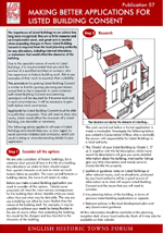 Making Better Planning Applications for Listed Building Consent